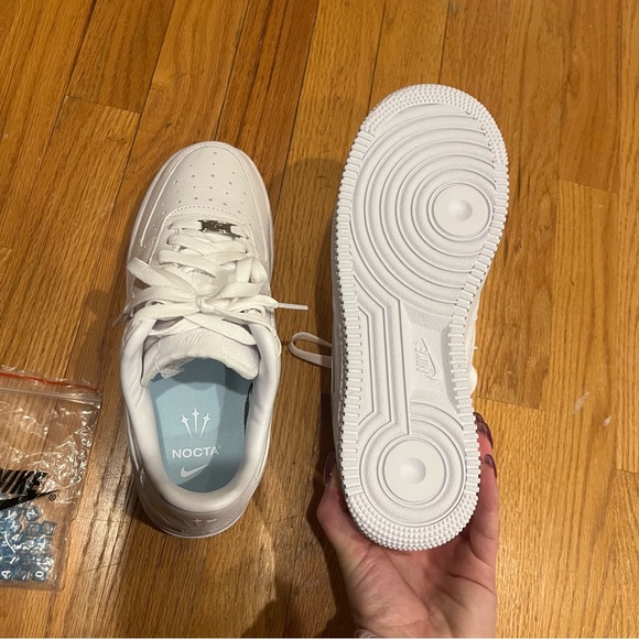 NEW w BOX Air Force 1 White Drake NOCTA Sneakers size 6.5M/8W - Picture 7 of 13